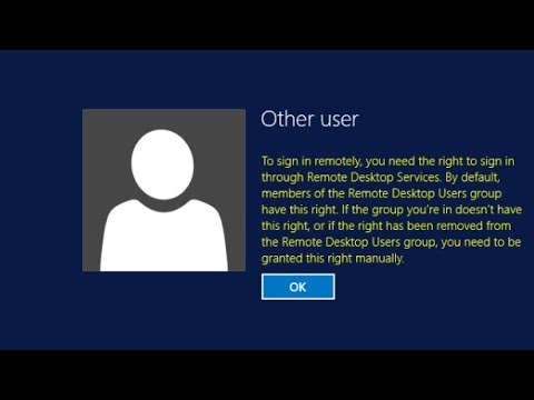 Fix lỗi To sign in remotely, you need the right to sign in through Remote Desktop Services