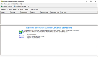 Enable root and user password is password cho vmware converter login