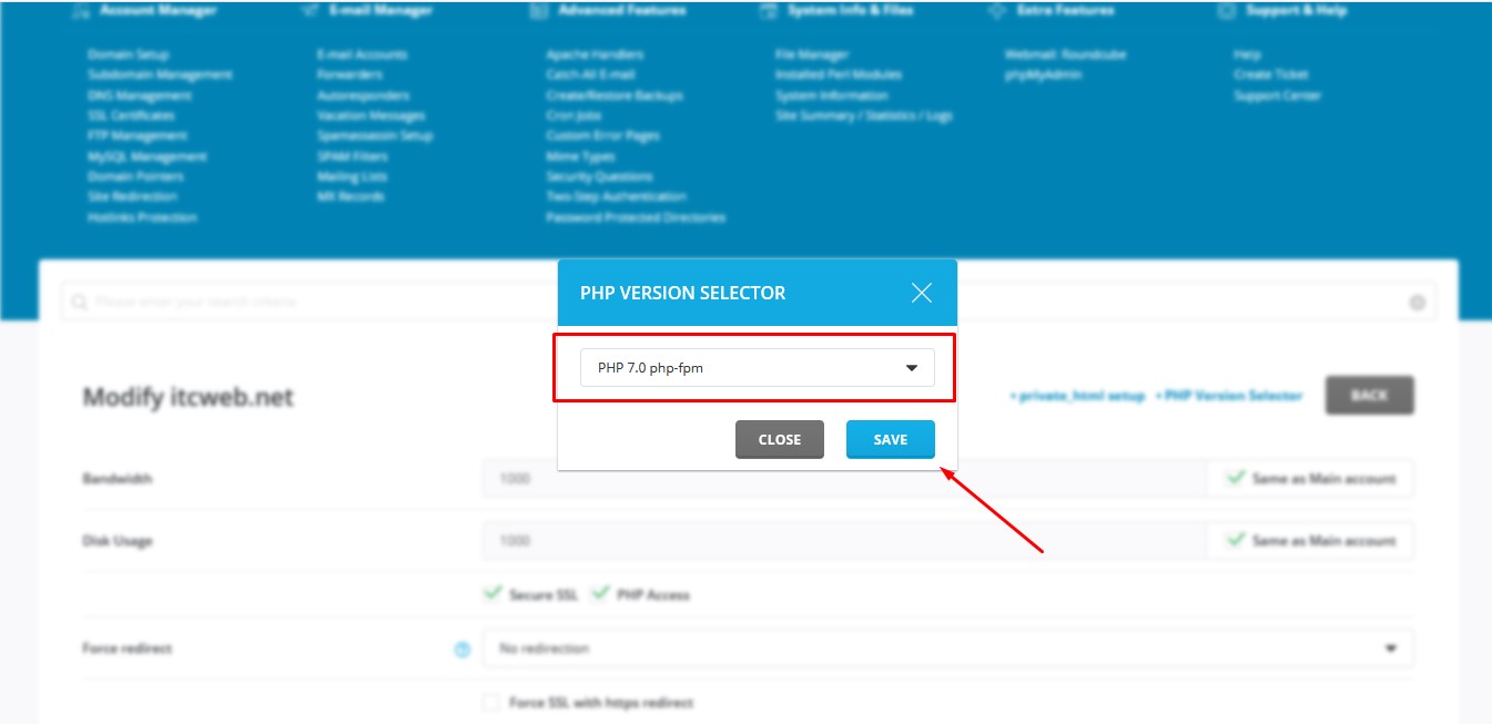 Select New Version PHP